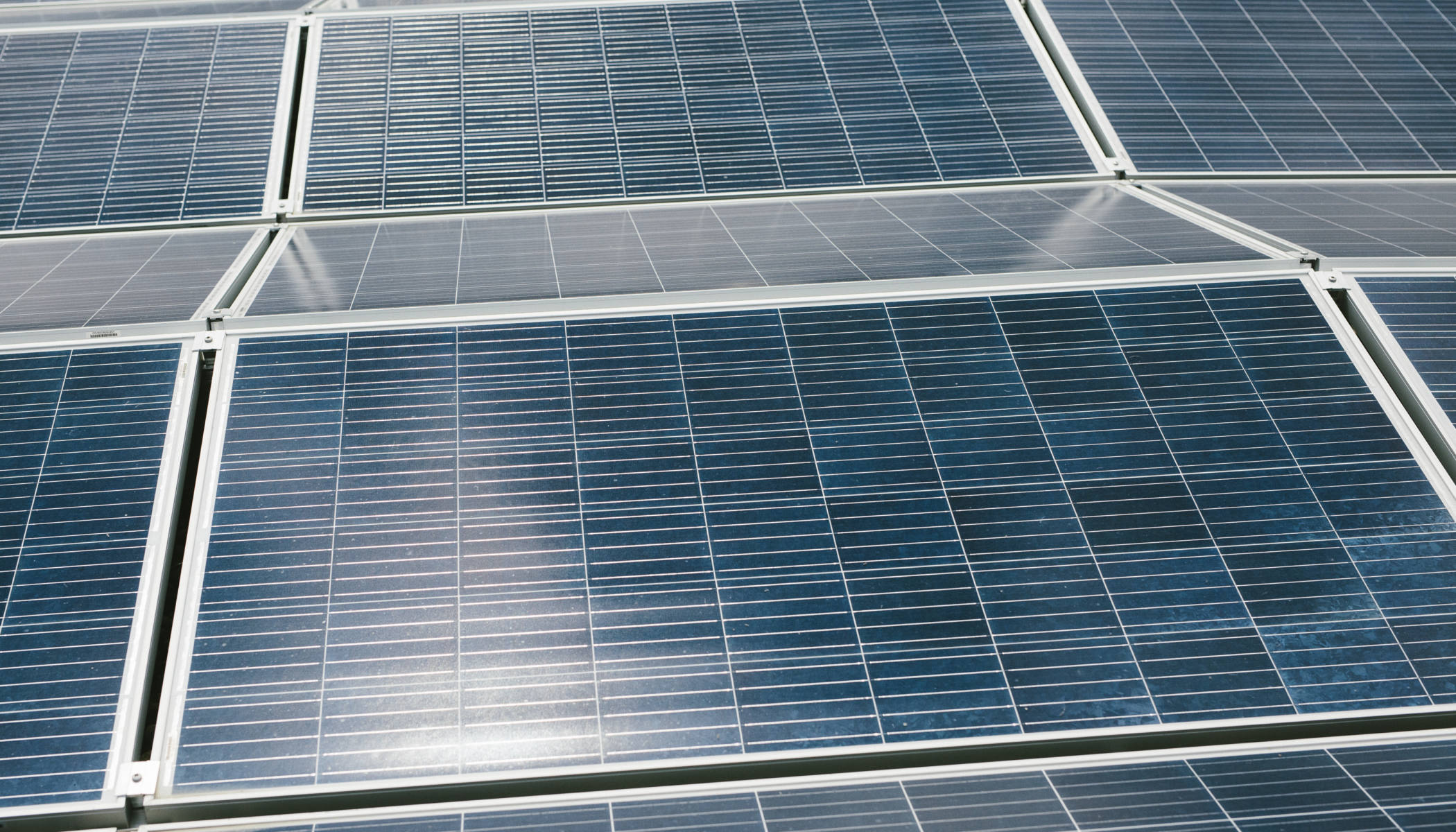 Detailaufnahme-Photovoltaik-Anlage