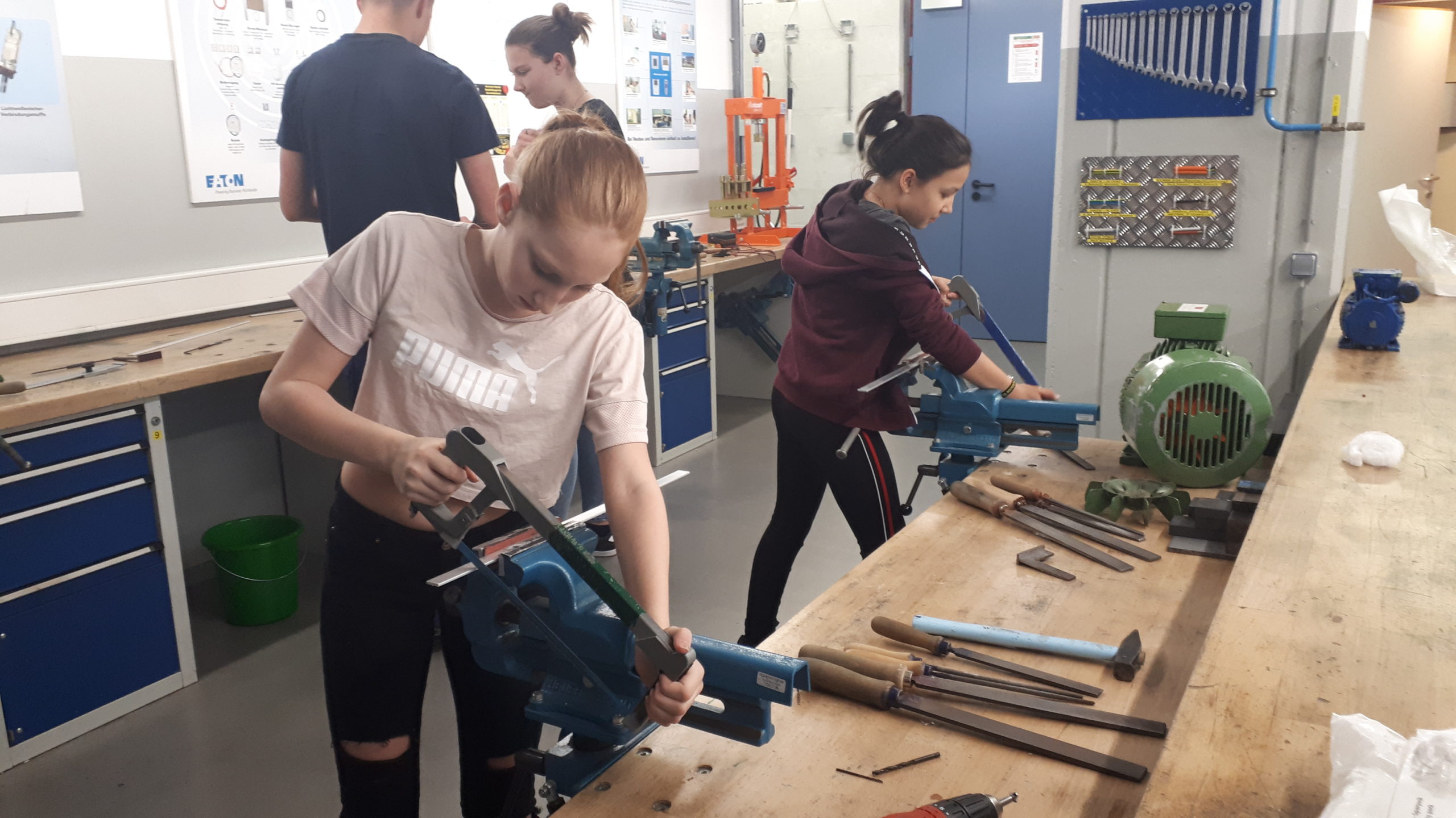 Maedchen beim Wien Energie Schnuppertag