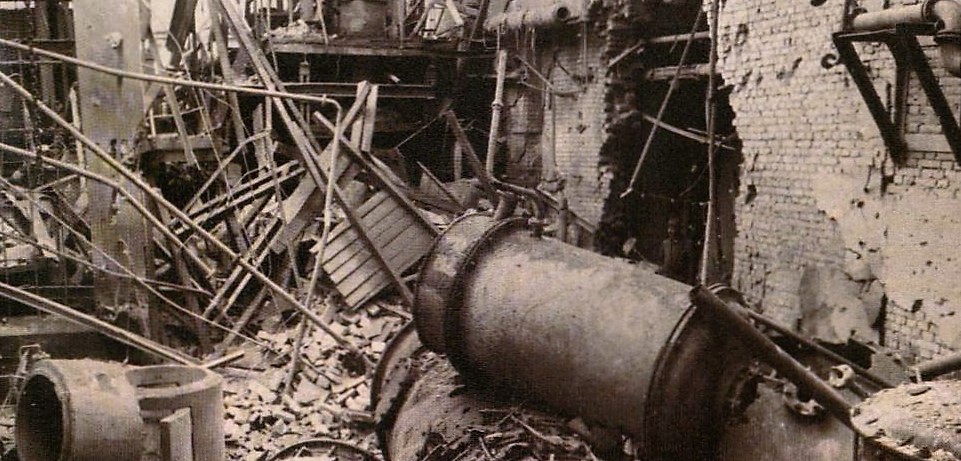 Zerstoerung Gaswerk Leopoldau Weltkrieg1944