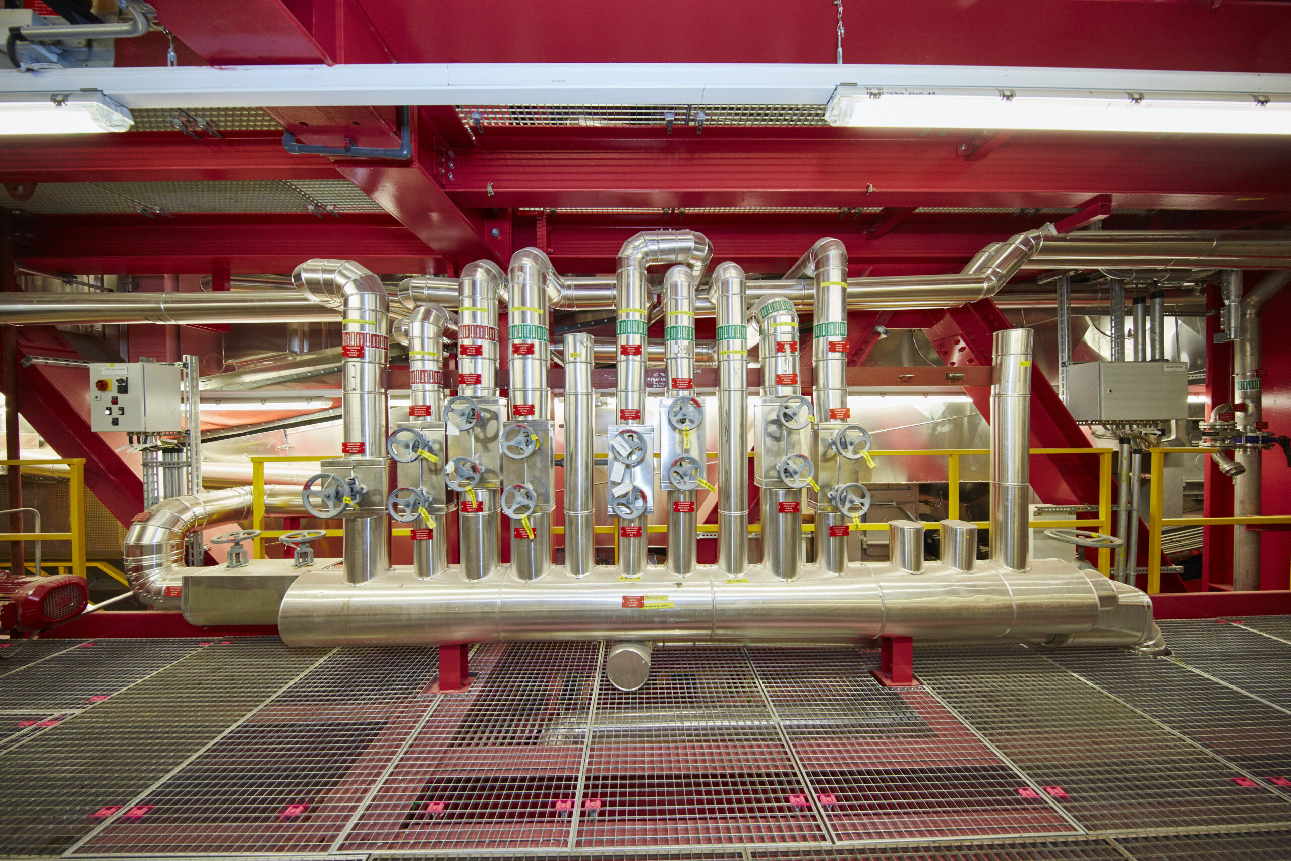 Müllverbrennungsanlage Spittelau Generalsanierung Detailansicht