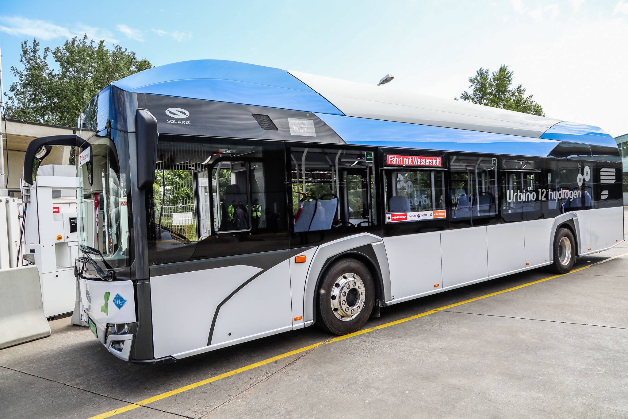 Wasserstoffbus Tankstelle