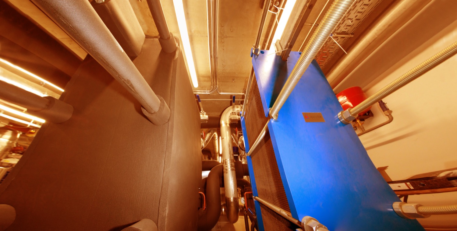 Abwärmenutzung aus Thermalwasser – Therme Wien.