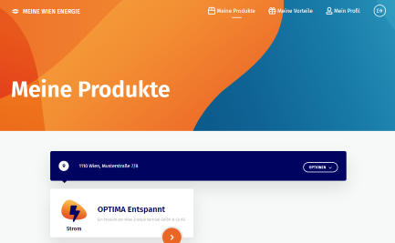 Tarifname im online-Kundenkonto Wien Energie