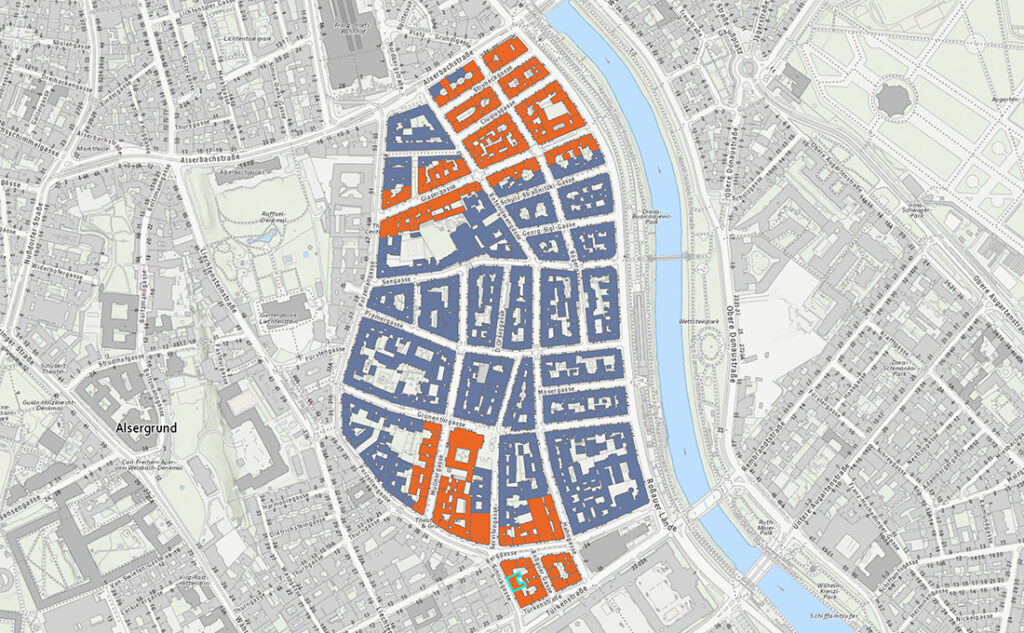 Pioniergebiet Rossau Phasenübersicht