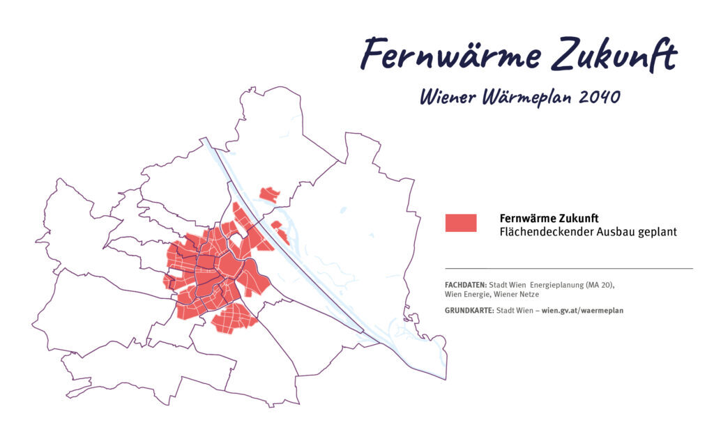 Fernwärme Zukunft - Wiener Wärmeplan 2040